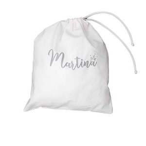 Bolsa Blanca Merienda Personalizada