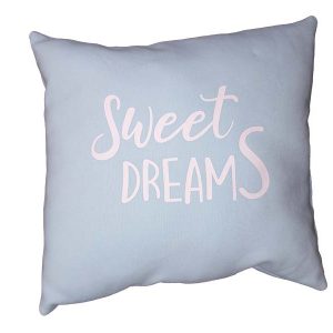 Cojín Cuadrado Azul Sweet Dreams